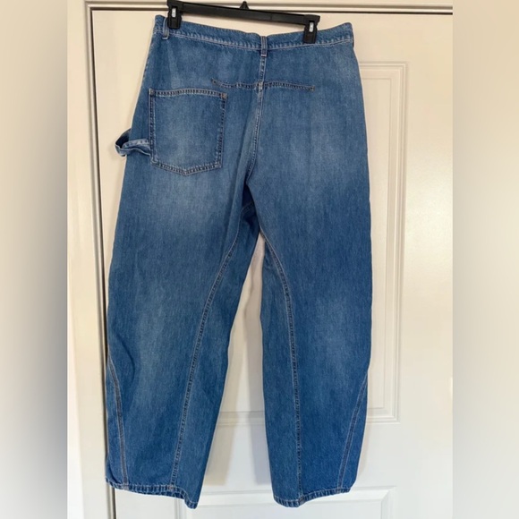 JW Anderson Blue Twisted Workwear Jeans - Picture 3 of 3